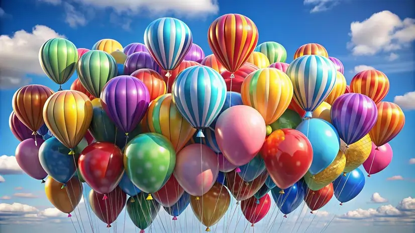 Properties of Matter: An In-Depth Exploration 5 Balloons filled with Helium Gas (Example of Gaseous State)