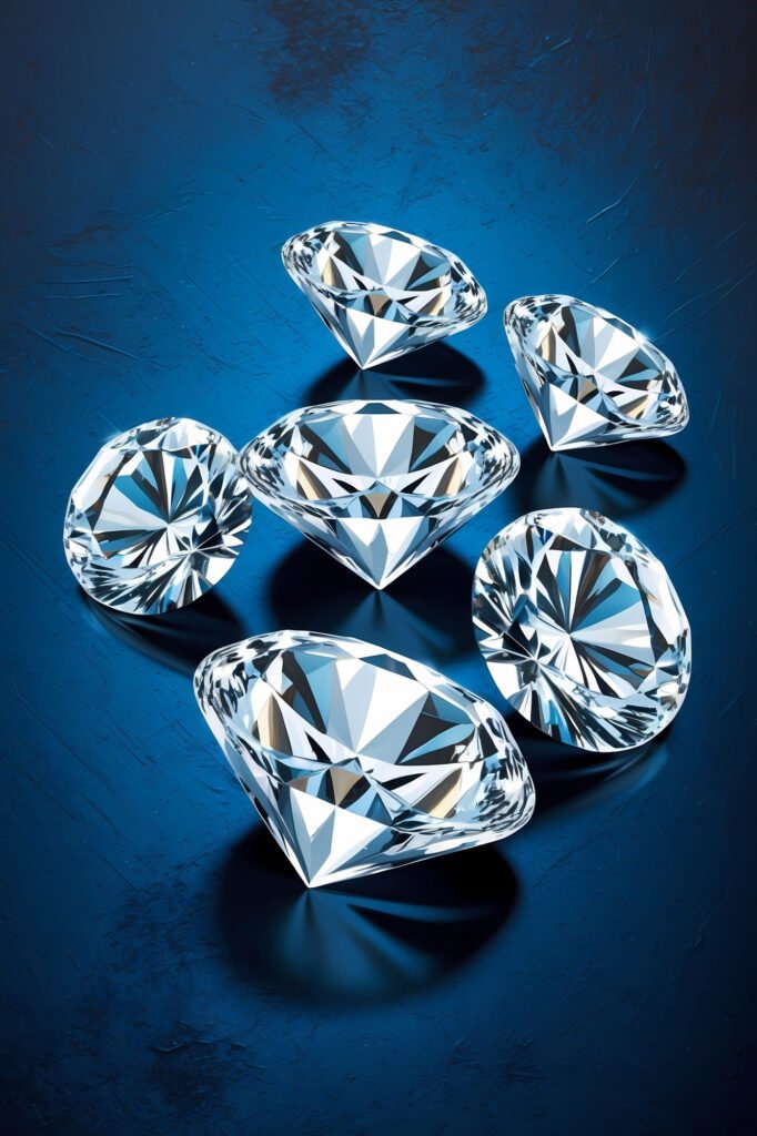 Properties of Matter: An In-Depth Exploration 4 Picture of Diamonds (Example of Solid State)