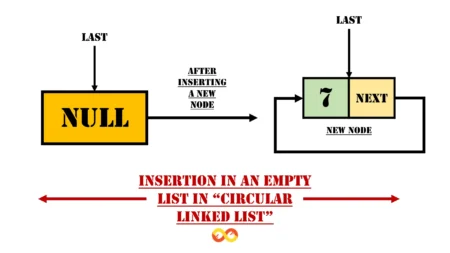 Insertion in an Empty Circular Linked List: A Detailed Exploration Insertion in an empty List in the circular linked list