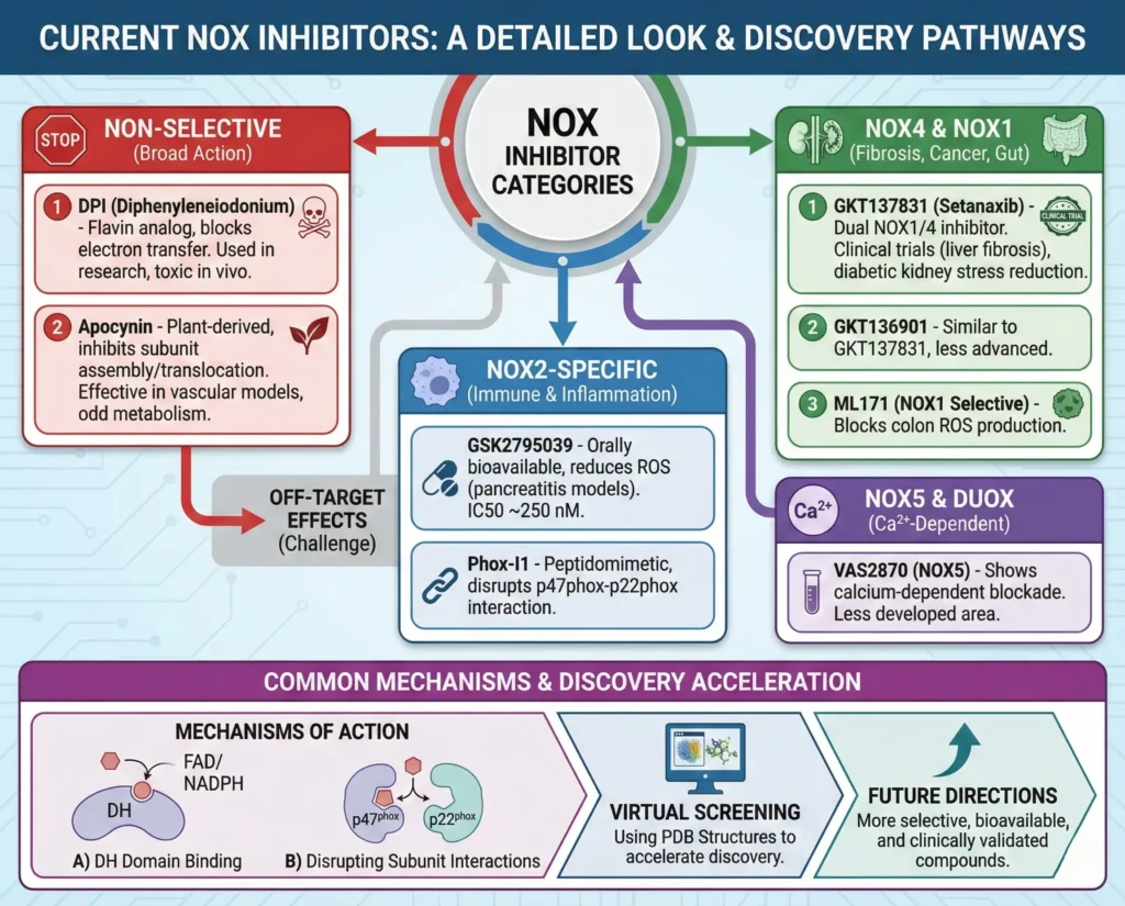 Current NOX Inhibitors
