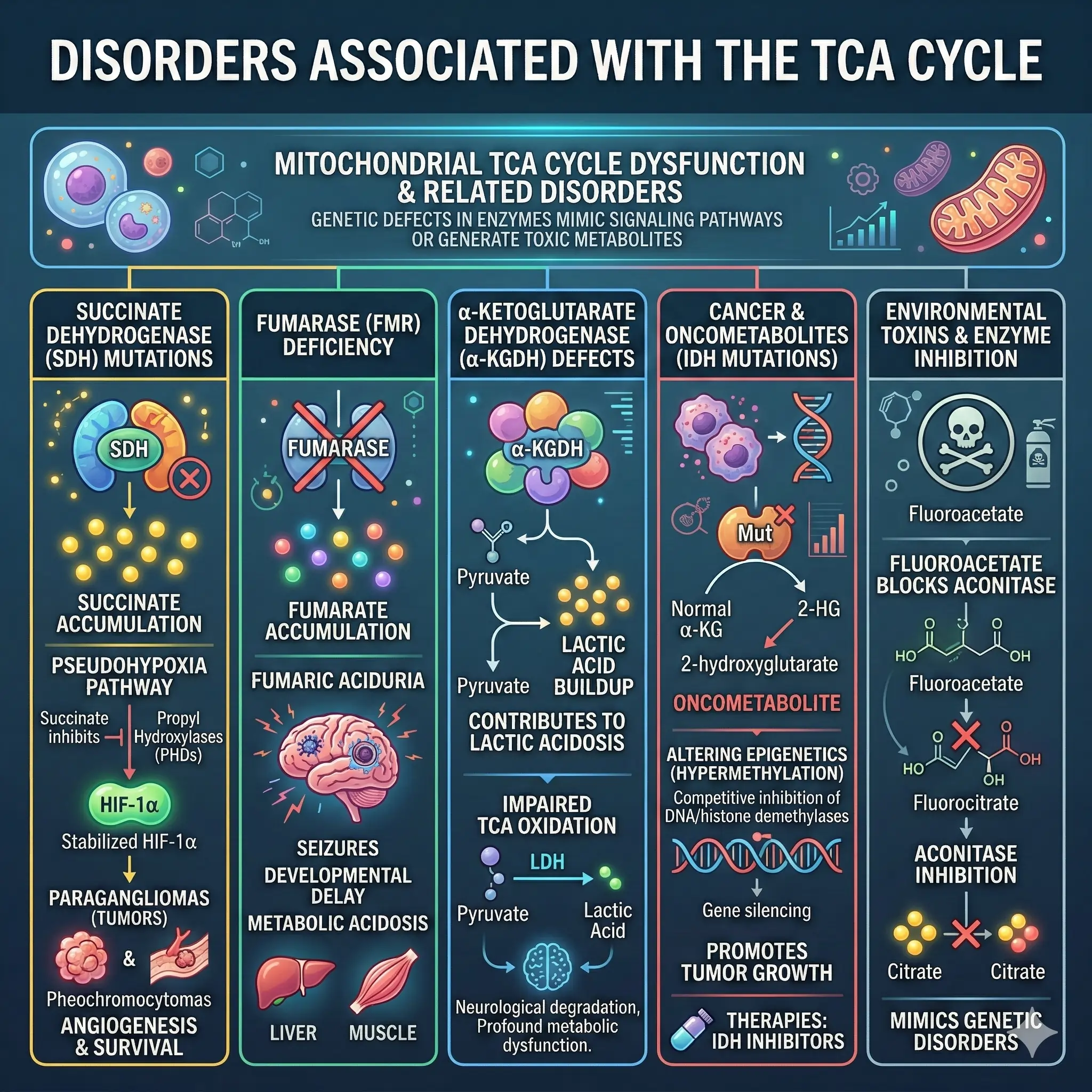 Disorders Associated with the TCA Cycle Disorders Associated with the TCA Cycle