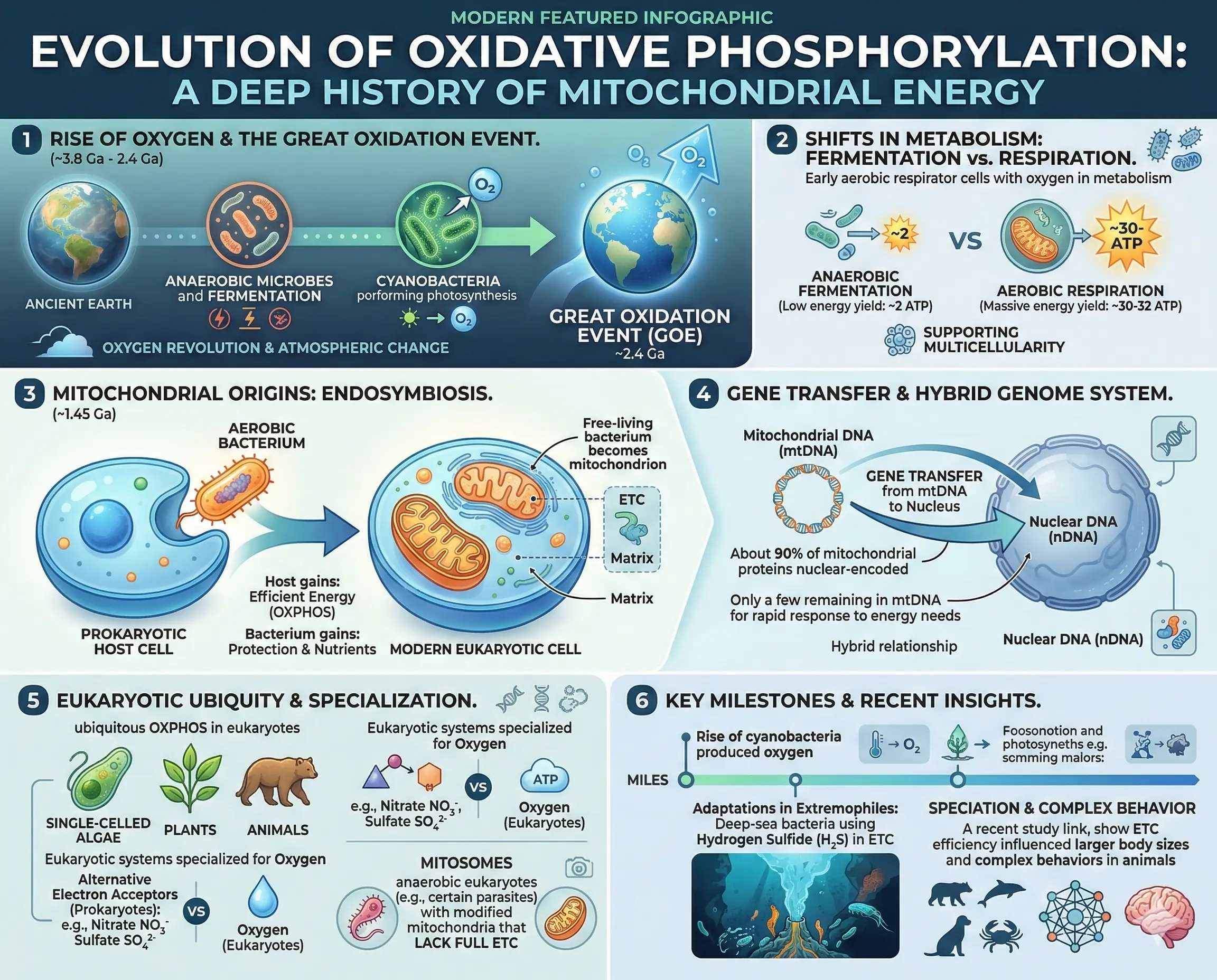 Evolution of Oxidative Phosphorylation