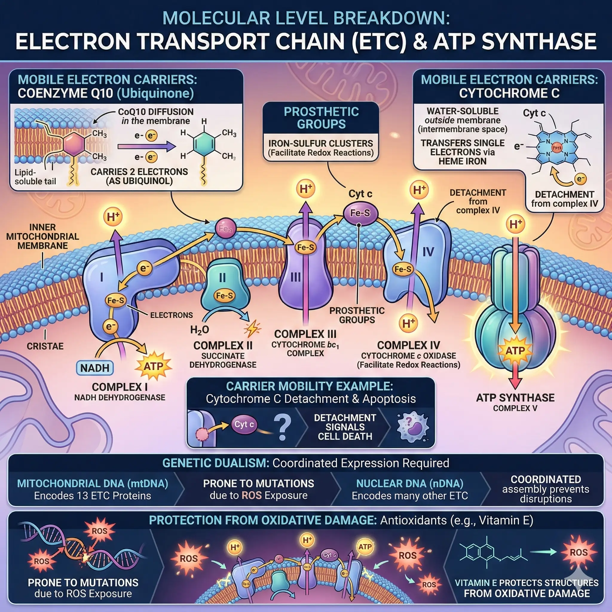 Molecular Level Breakdown ETC and ATC Synthase