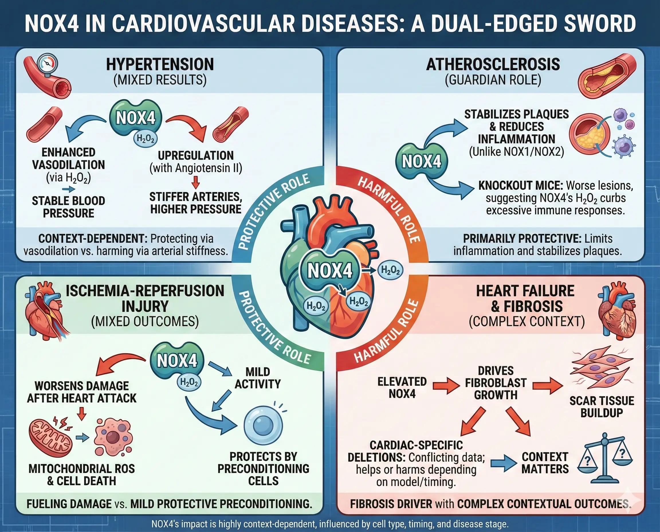 NOX4 in Cardiovascular Diseases