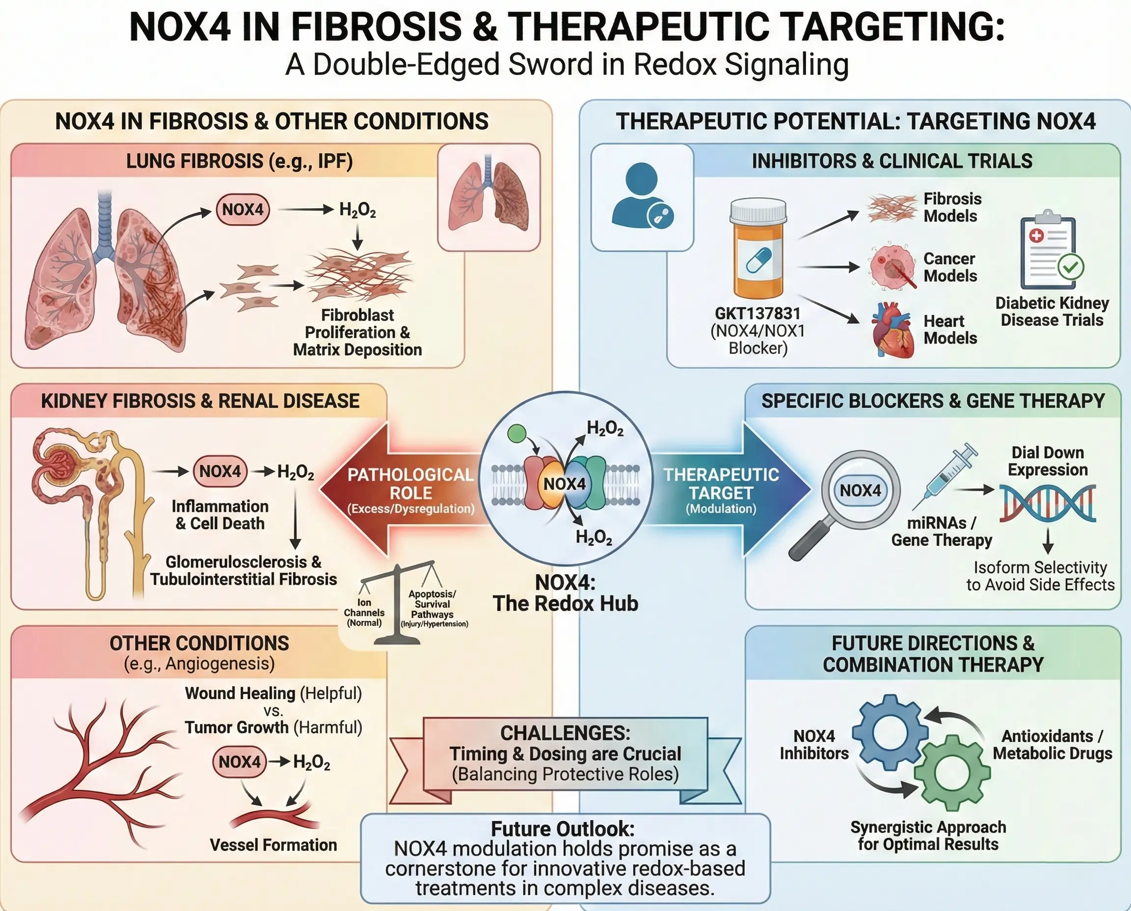 NOX4 in Fibrosis and Therapeutic Potential