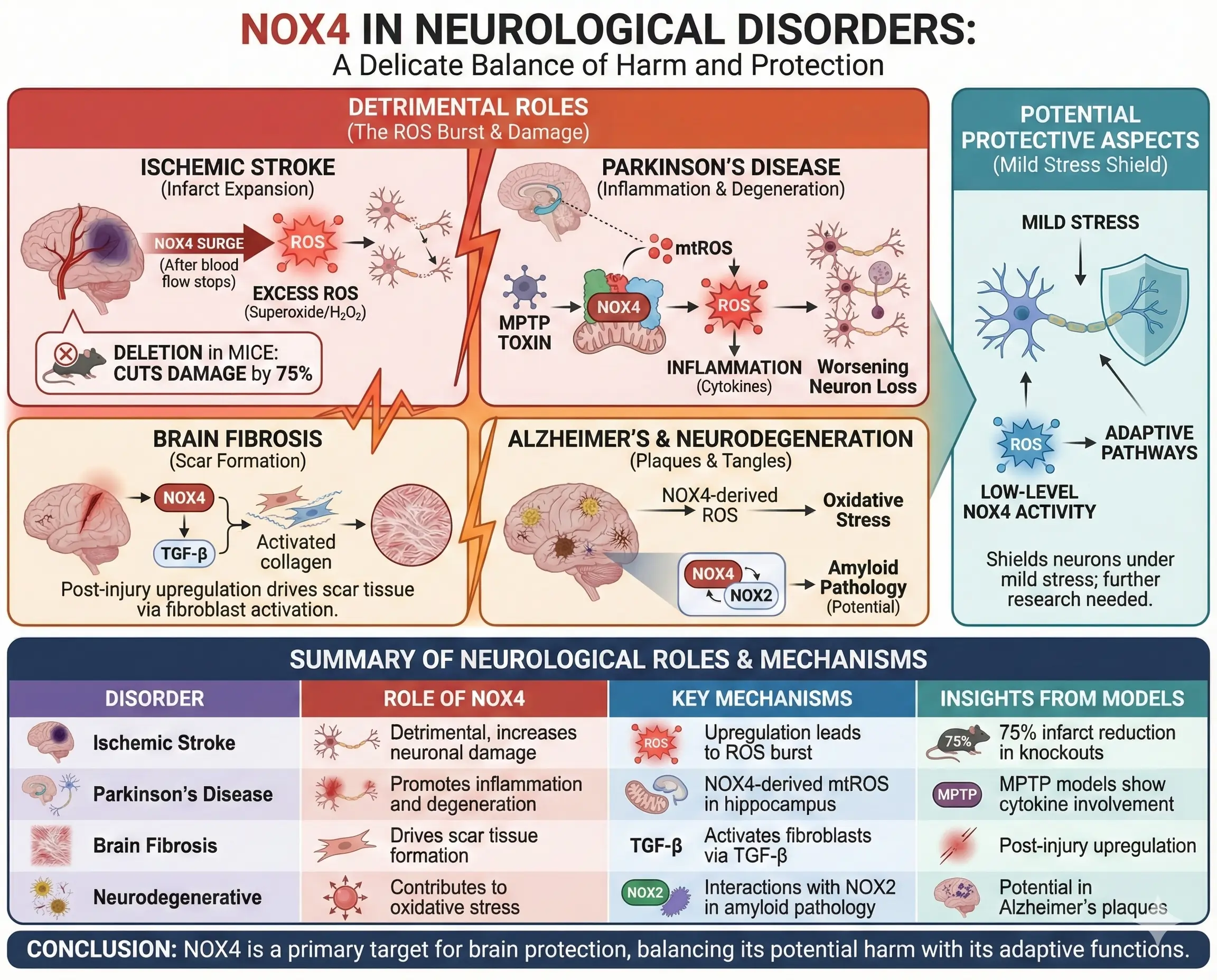 NOX4 in Neurological Disorders
