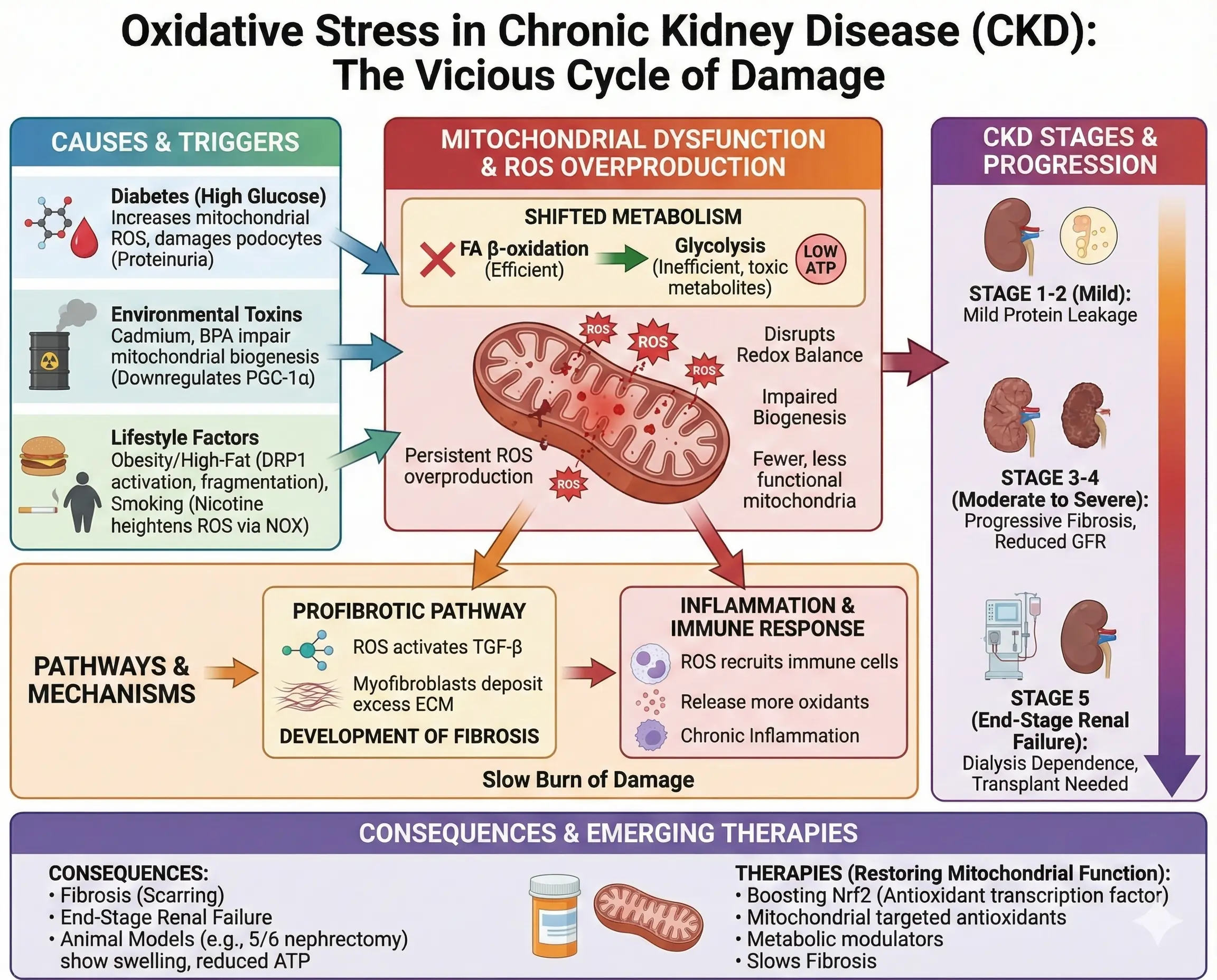 Oxidative Stress in Acute Kidney Injury (AKI) Oxidative Stress in Chronic Kidney Disease (CKD)