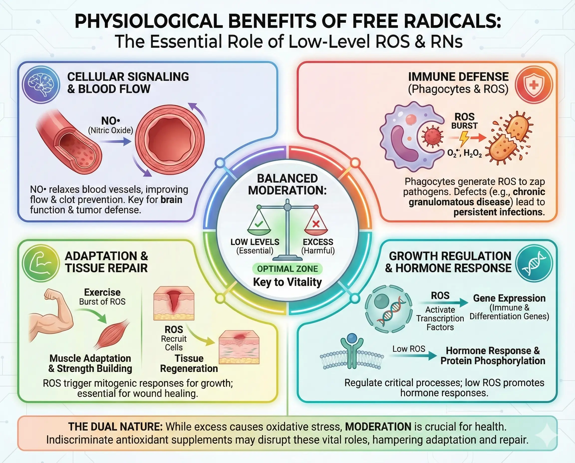 Physiological Benefits of Free Radicals