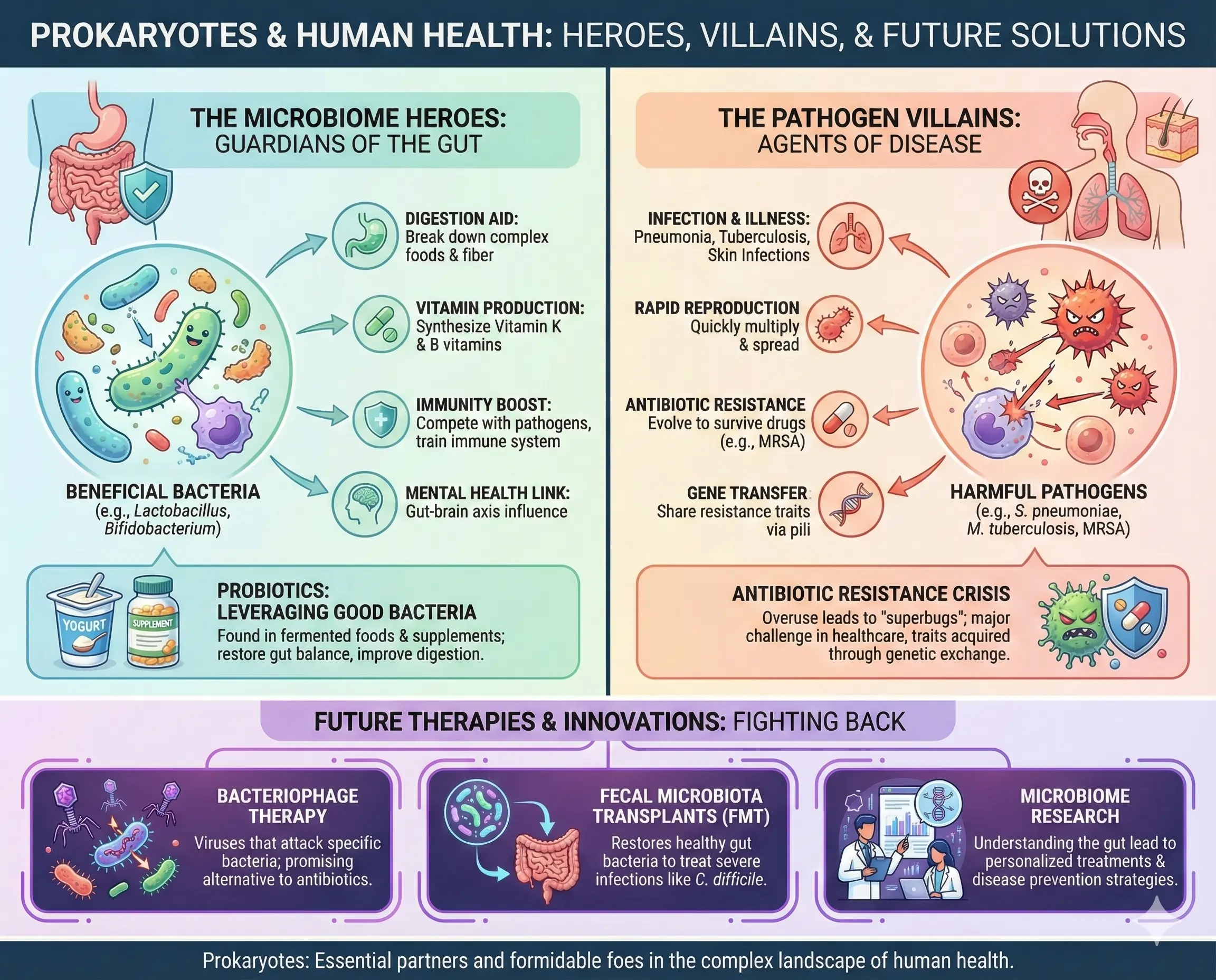 Prokaryotes and Human Health