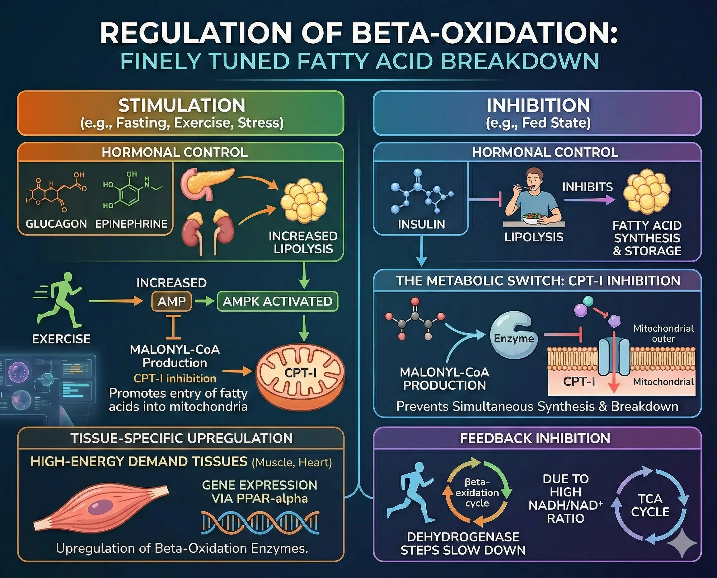 Regulation of Beta Oxidation Regulation of Beta Oxidation