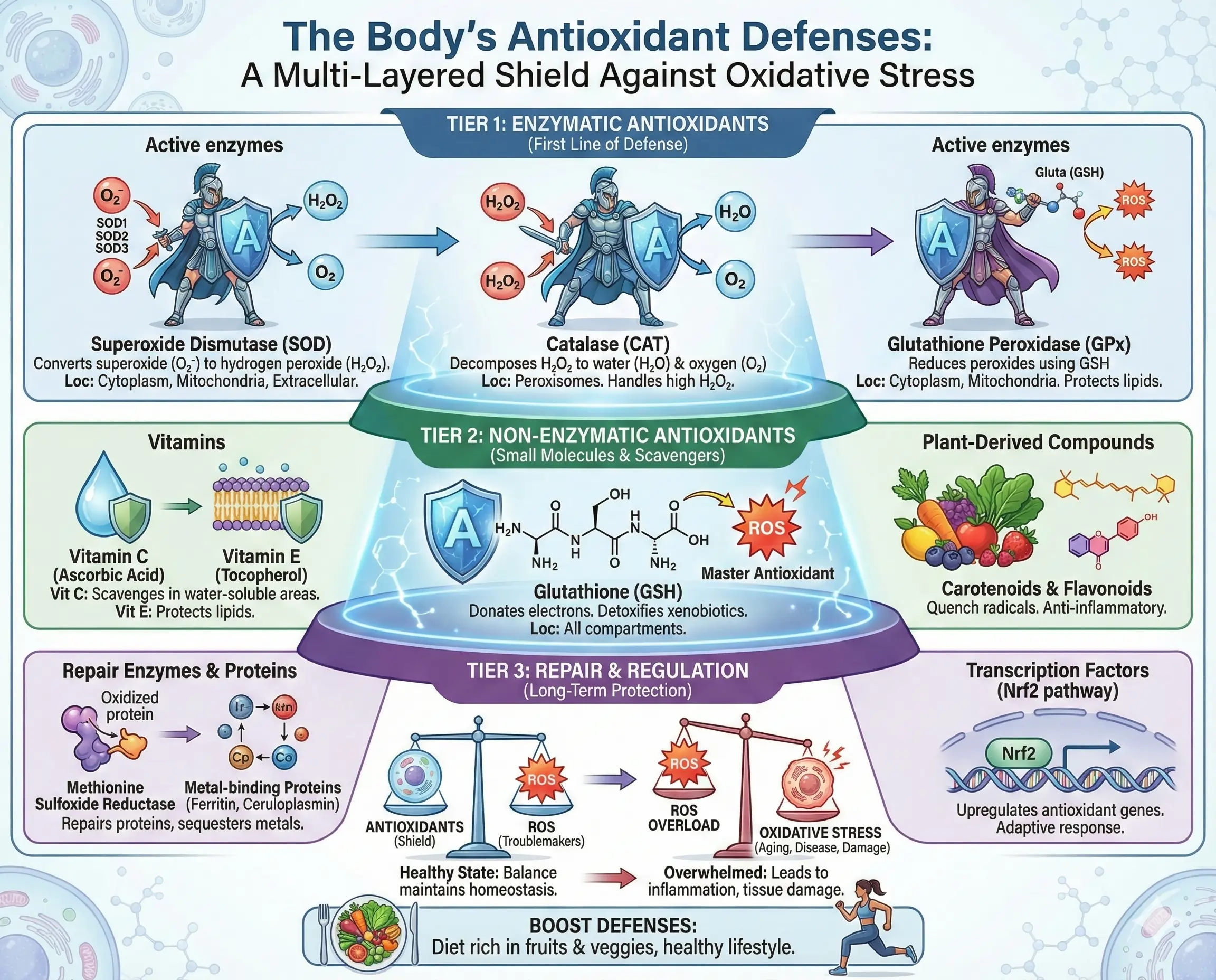 The Body's Antioxidant Defenses