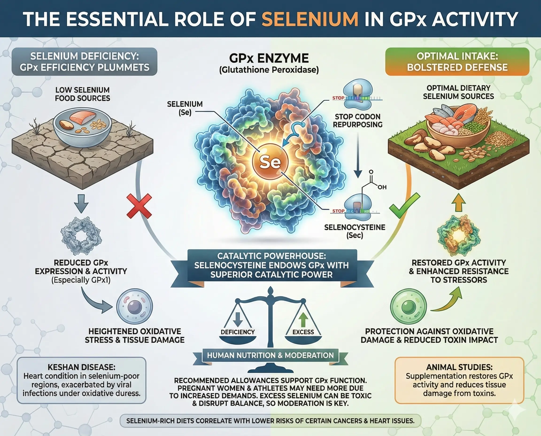 The Essential Role of Selenium in GPx Activity The Essential Role of Selenium in GPx Activity