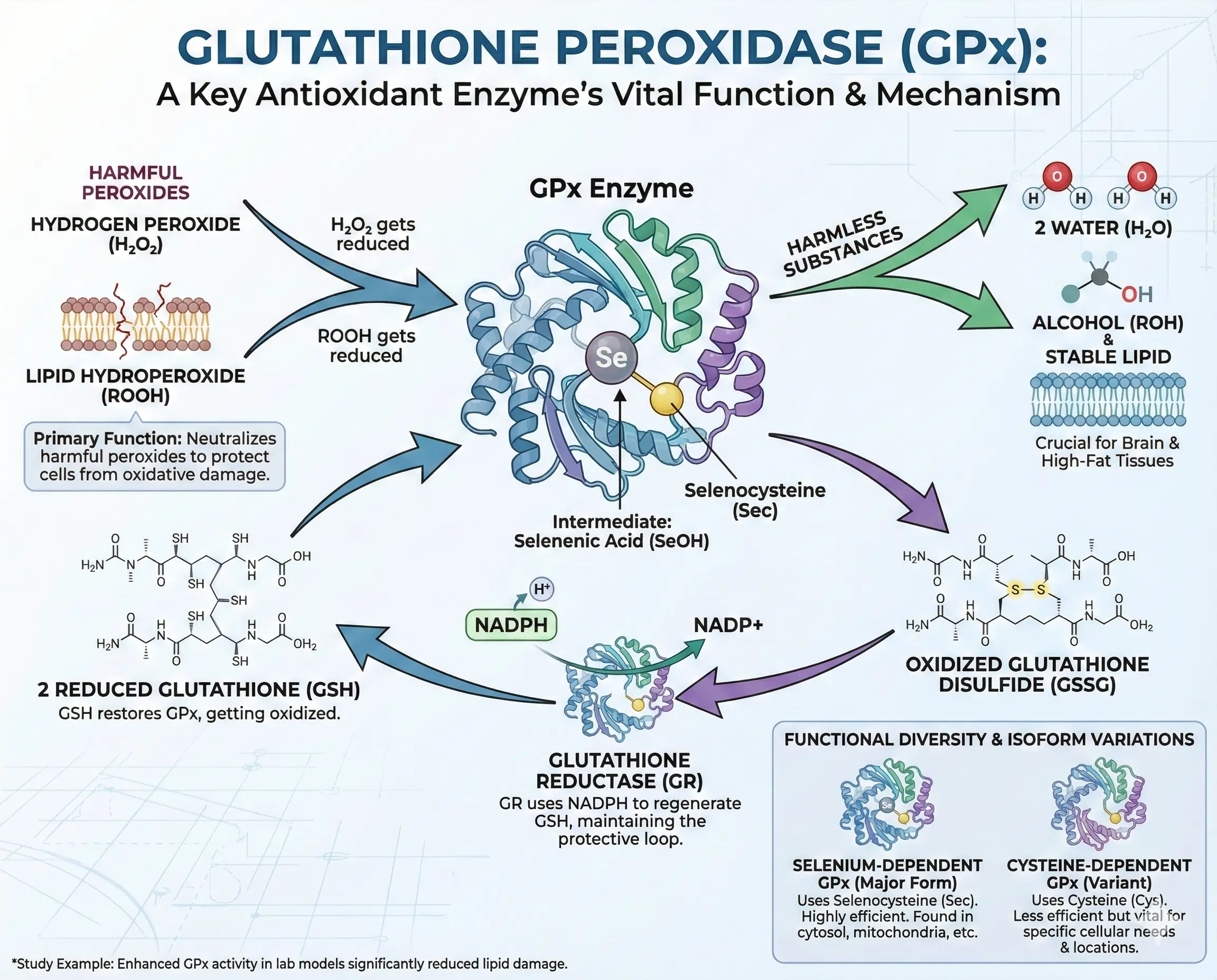 The Intricate Function of GPx Enzymes The Intricate Function of GPx Enzymes