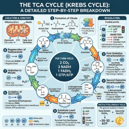 The Steps of the TCA Cycle
