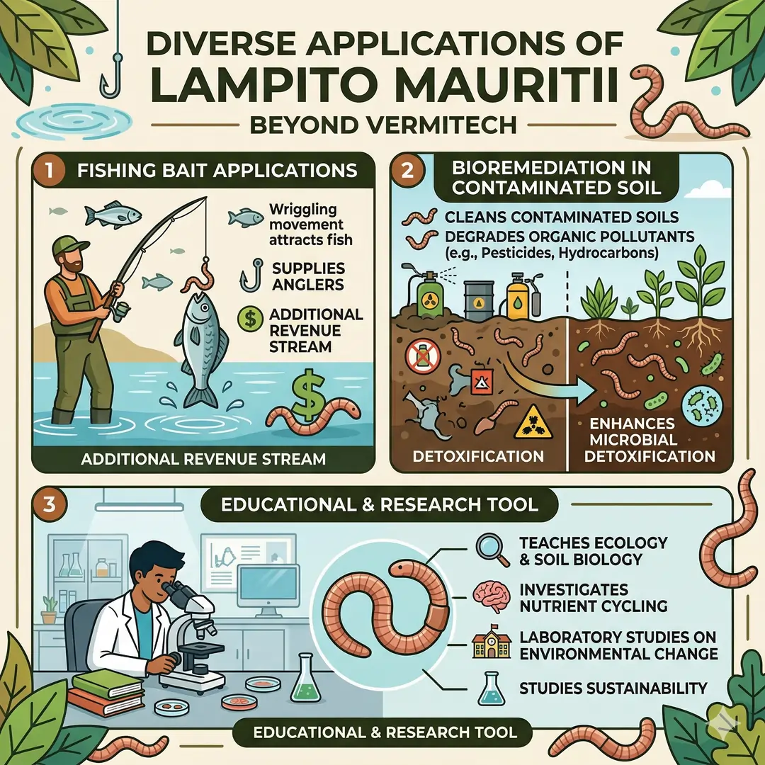 Additional Applications of Lampito mauritii Additional Applications of Lampito mauritii