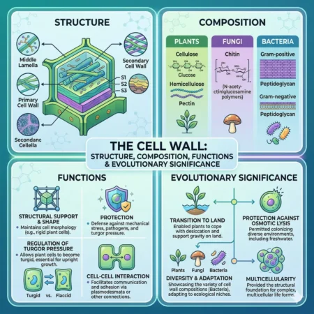 The Cell Wall: Structure, Composition, Functions, and Evolutionary Significance