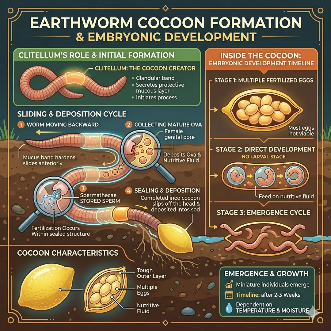 Cocoon Formation and Embryonic Development of Earthworms Cocoon Formation and Embryonic Development of Earthworms
