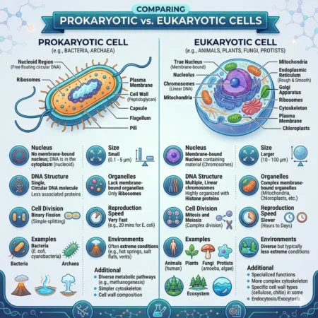 Comparing Prokaryotic Cell and Eukaryotic Cell