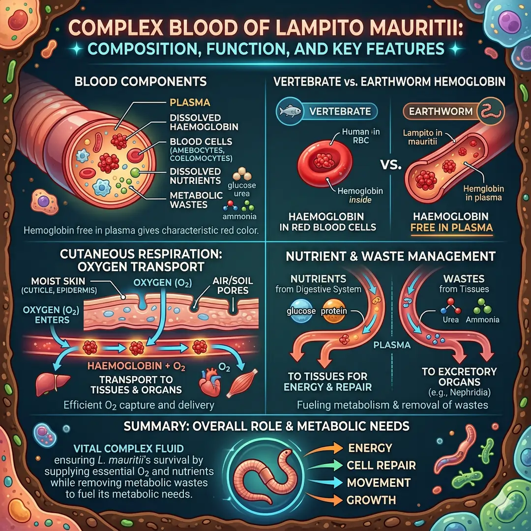 Complex Blood of an Earthworm