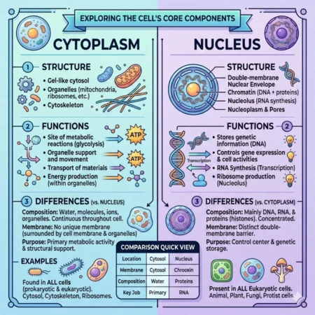 Cytoplasm and Nucleus
