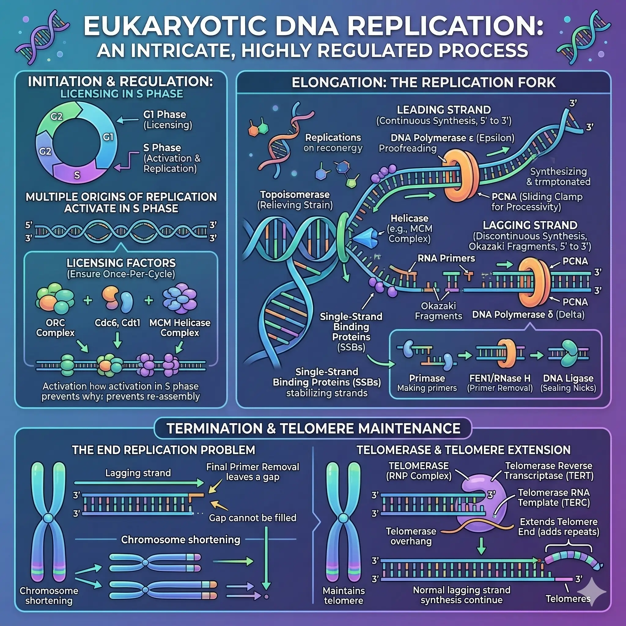 DNA Replication in Eukaryotes