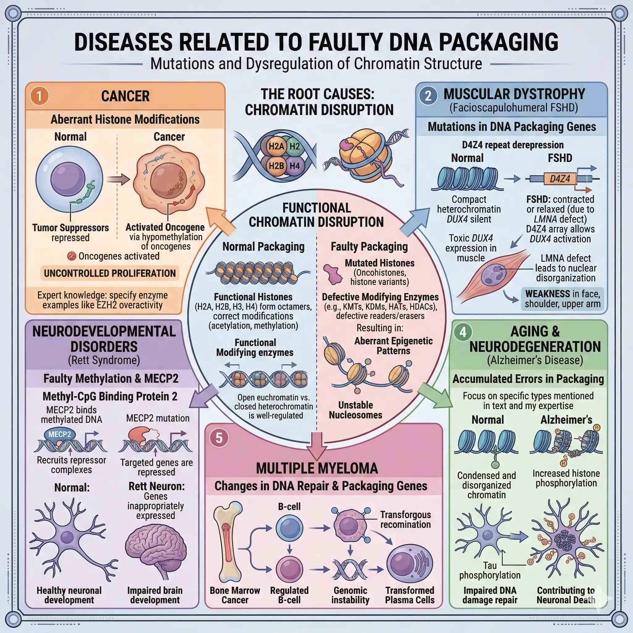 Diseases Related to Faulty DNA Packaging
