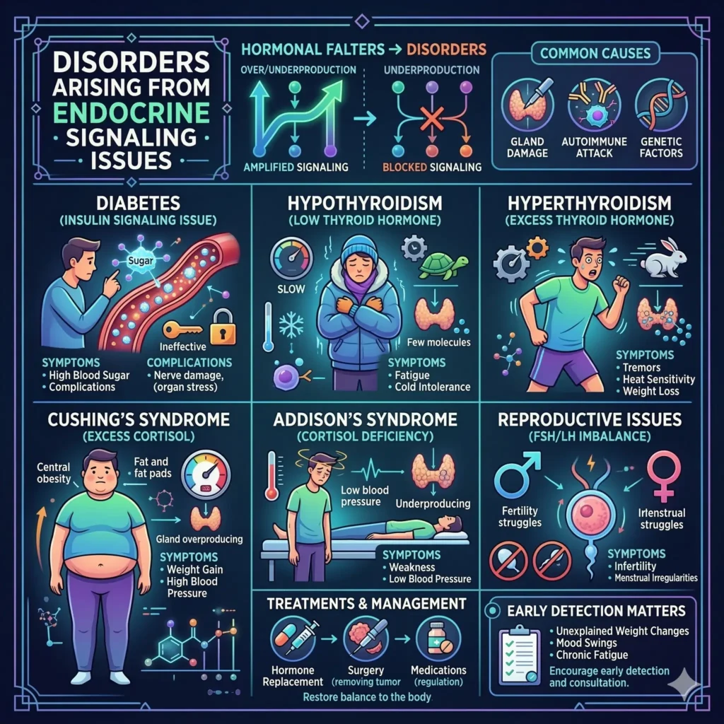 Disorders Arising from Endocrine Signaling Issues