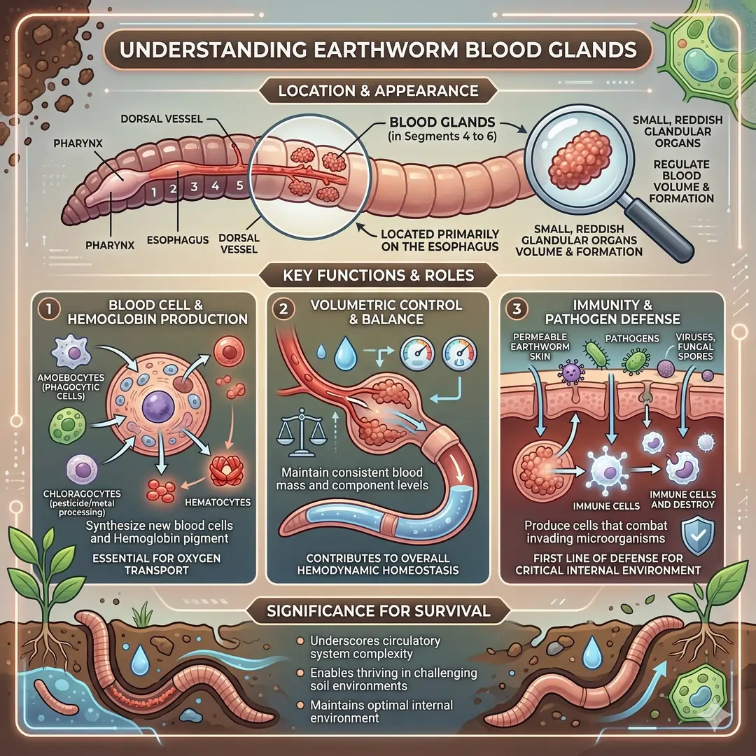 Earthworm Blood Glands