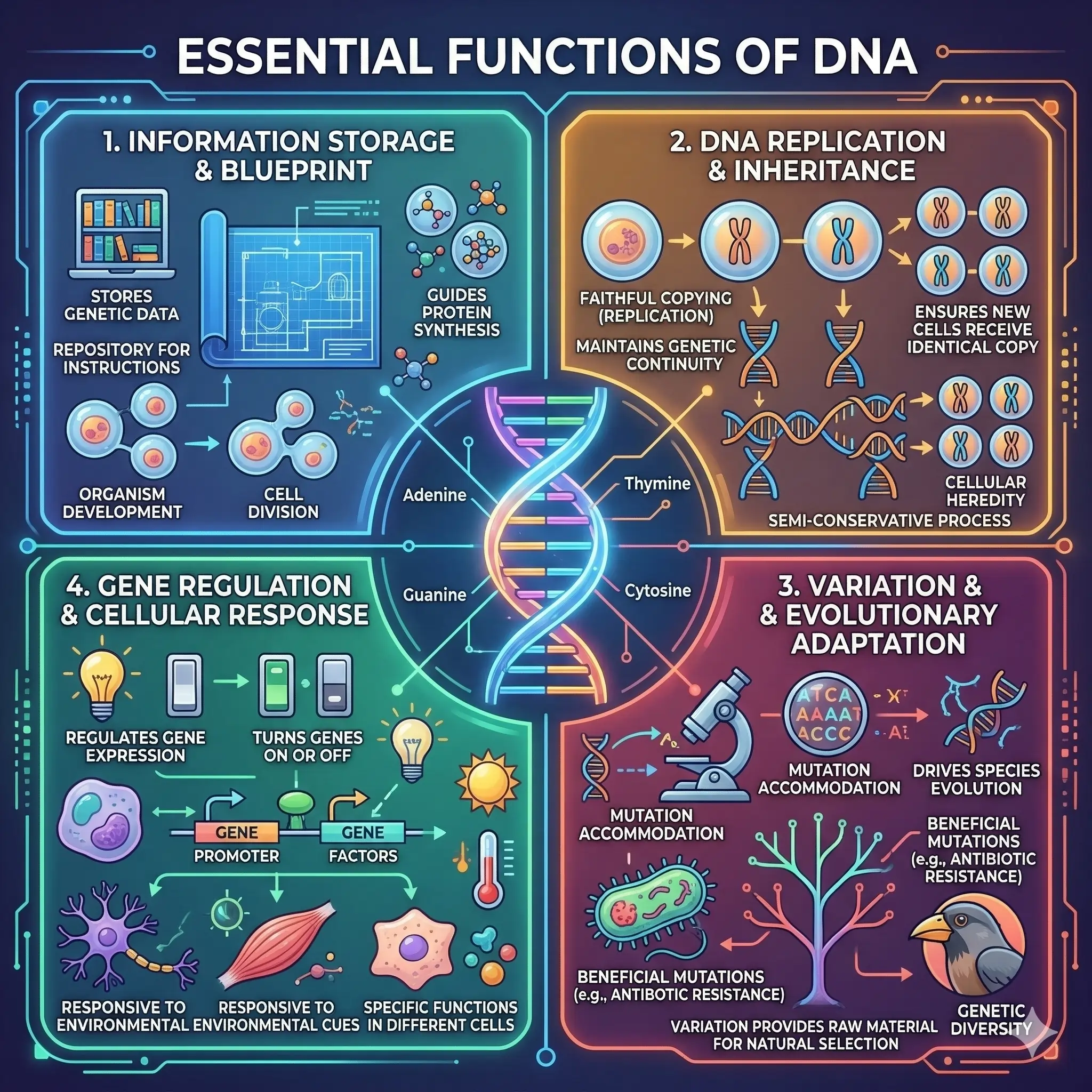 Essential Functions of DNA