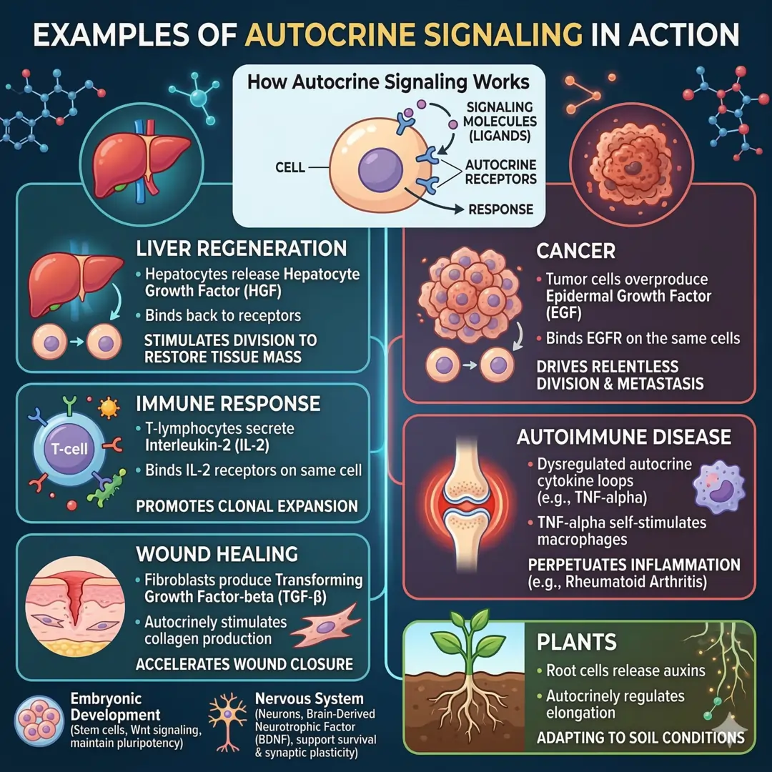 Examples of Autocrine Signaling in Action