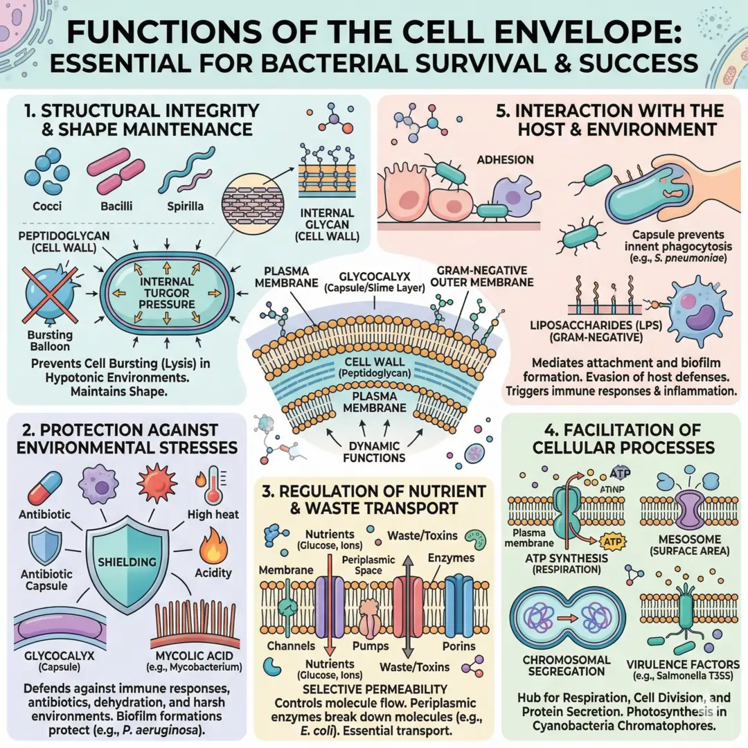 Functions of the Cell Envelope