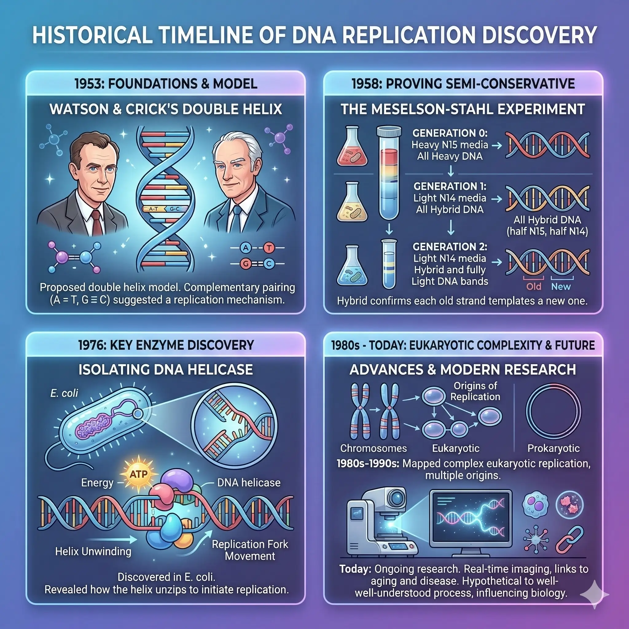 Historical Background of DNA Replication
