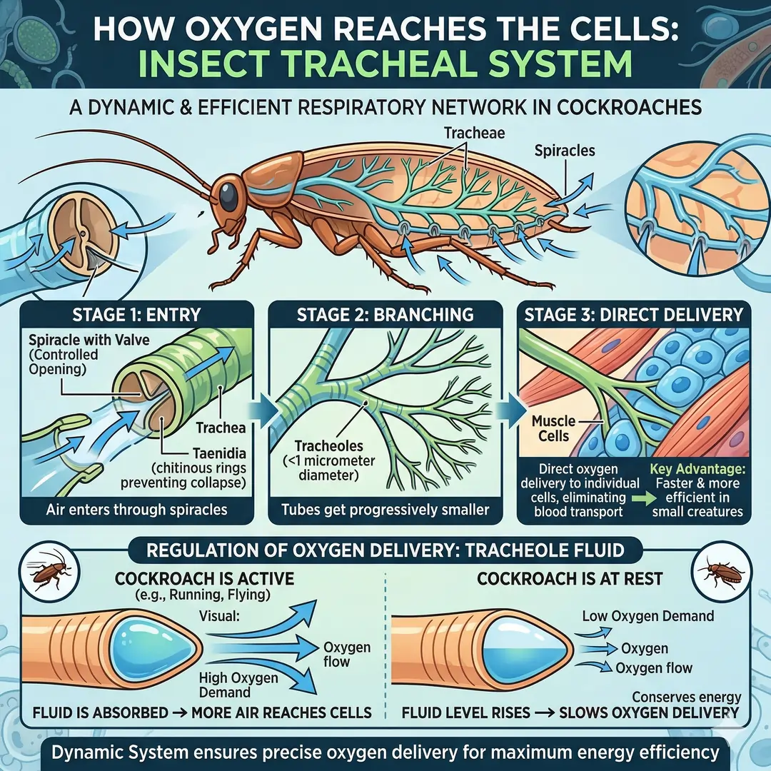 How Oxygen Reaches the Cells