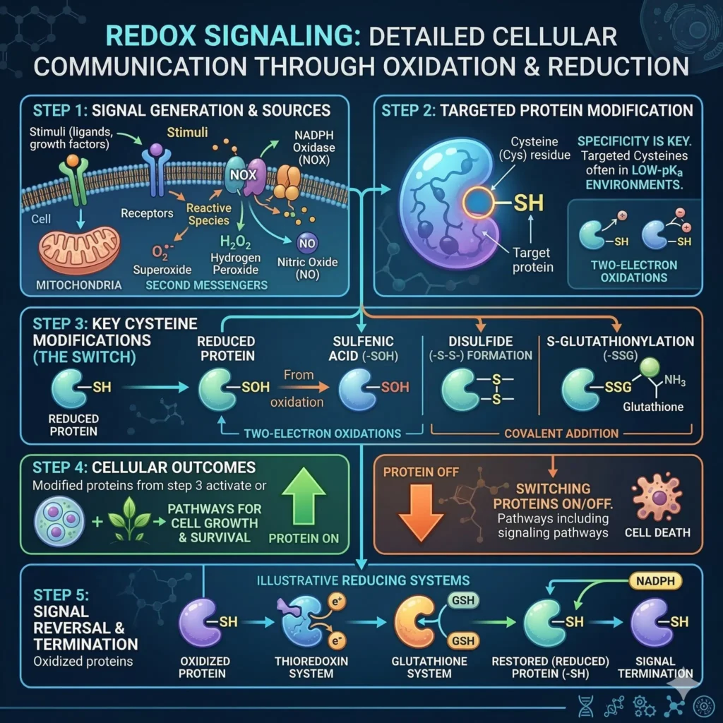 How Redox Signaling Works in Detail