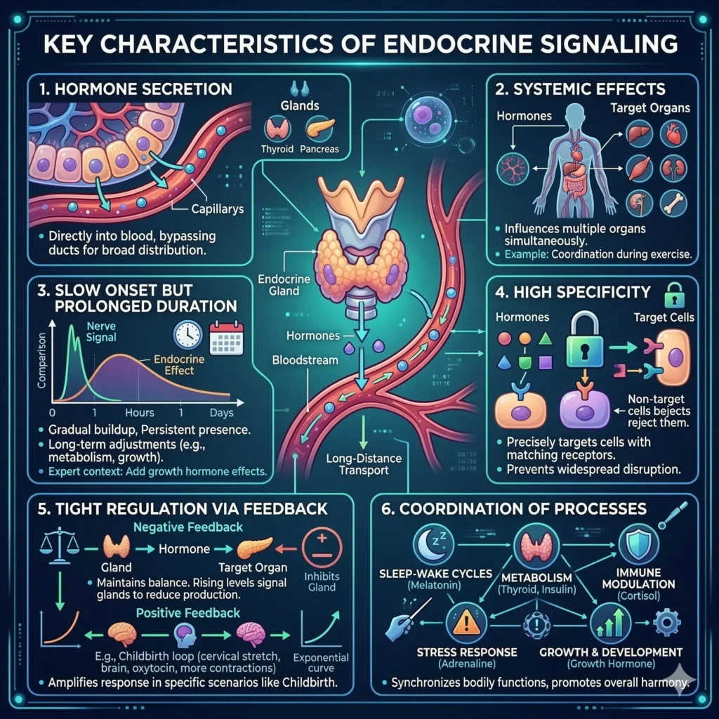 Key Characteristics of Endocrine Signaling