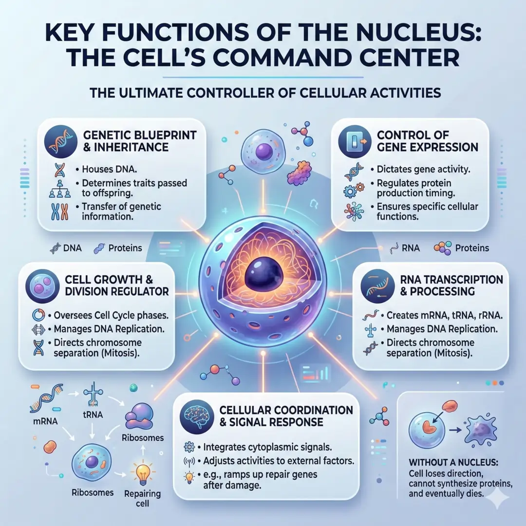 Key Functions of the Nucleus Key Functions of the Nucleus