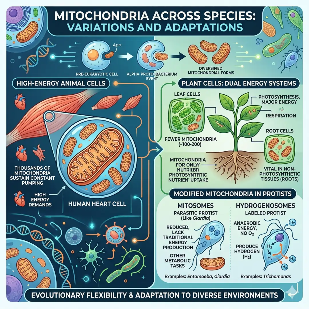 Mitochondria Across Species