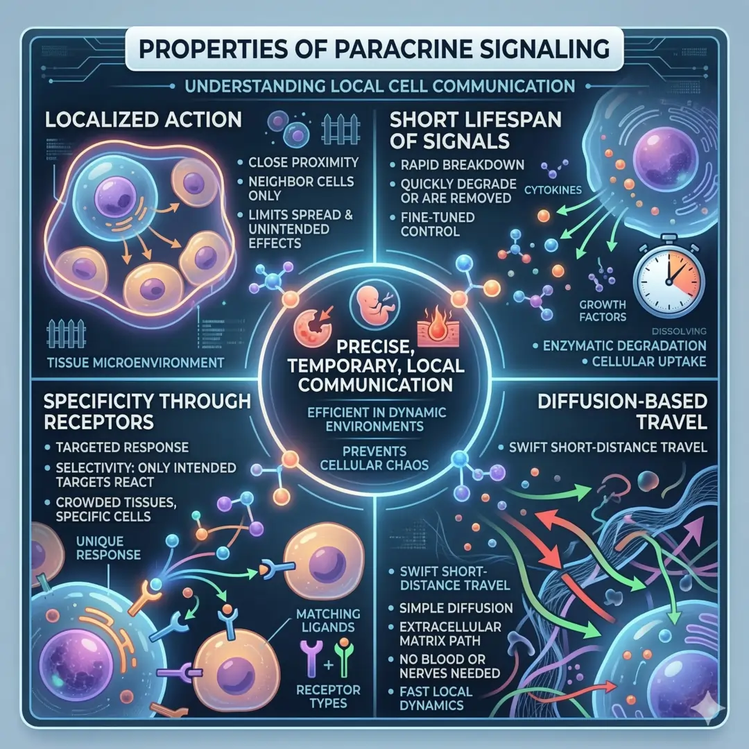 Properties of Paracrine Signaling