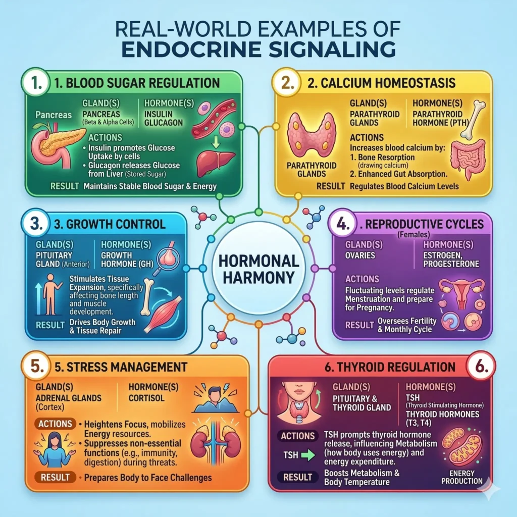 Real-World Examples of Endocrine Signaling