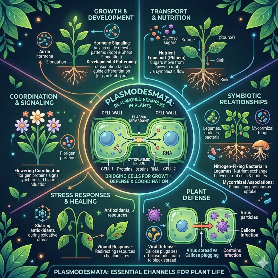 Real-World Examples of Plasmodesmata in Plants