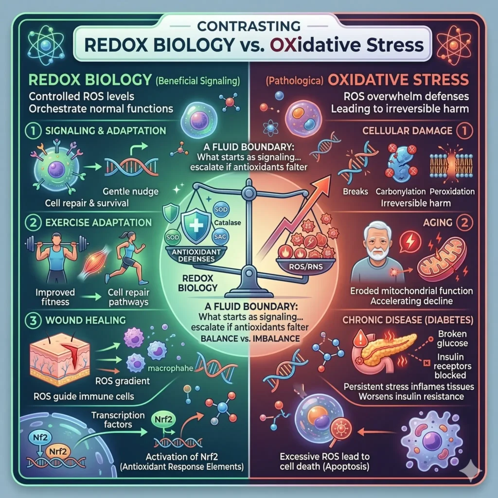 Redox Biology Versus Oxidative Stress