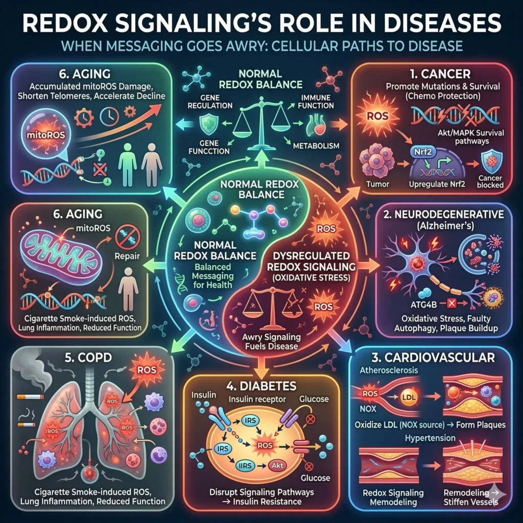 Redox Signaling Role in Diseases