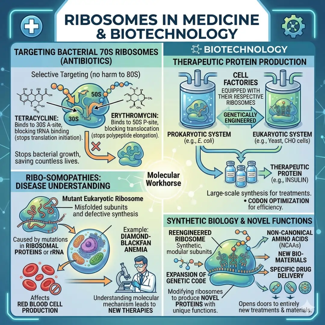 Ribosomes in Medicine and Biotechnology