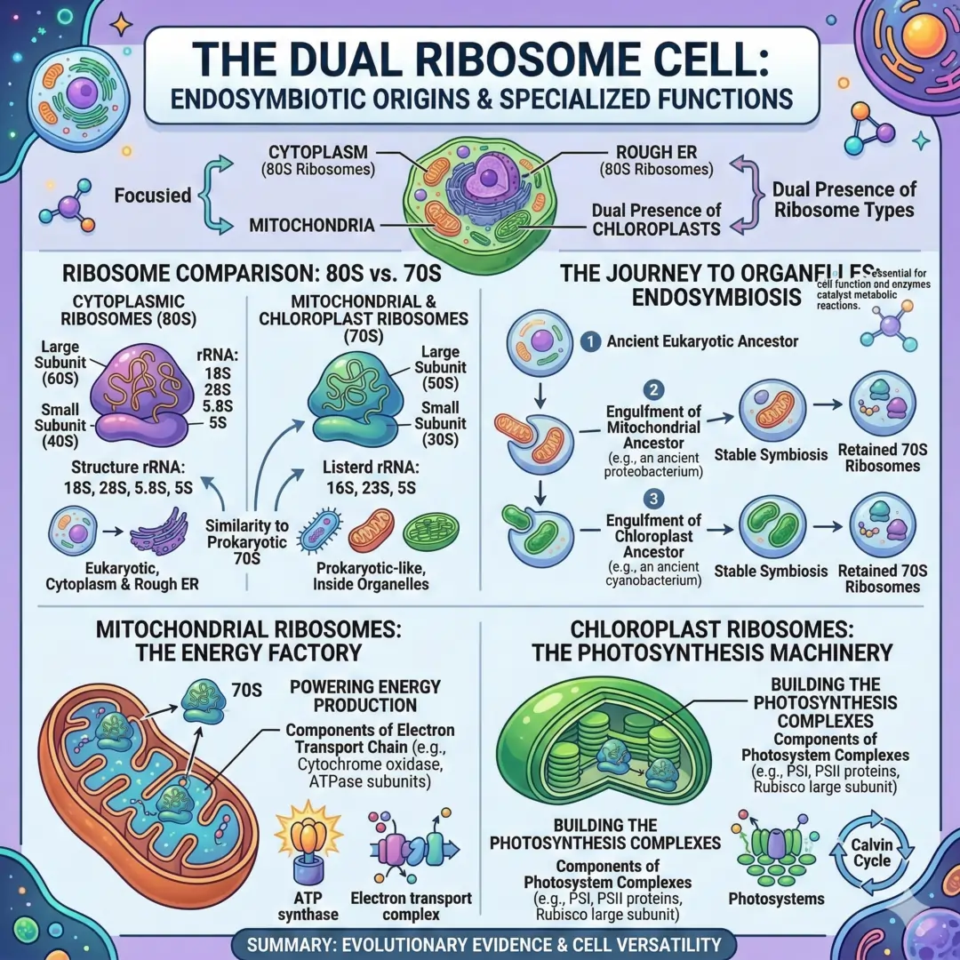 Ribosomes in Mitochondria and Chloroplasts