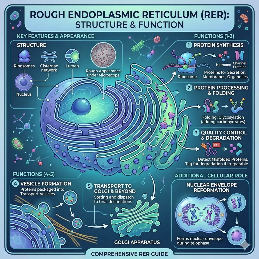 Rough Endoplasmic Reticulum (RER)