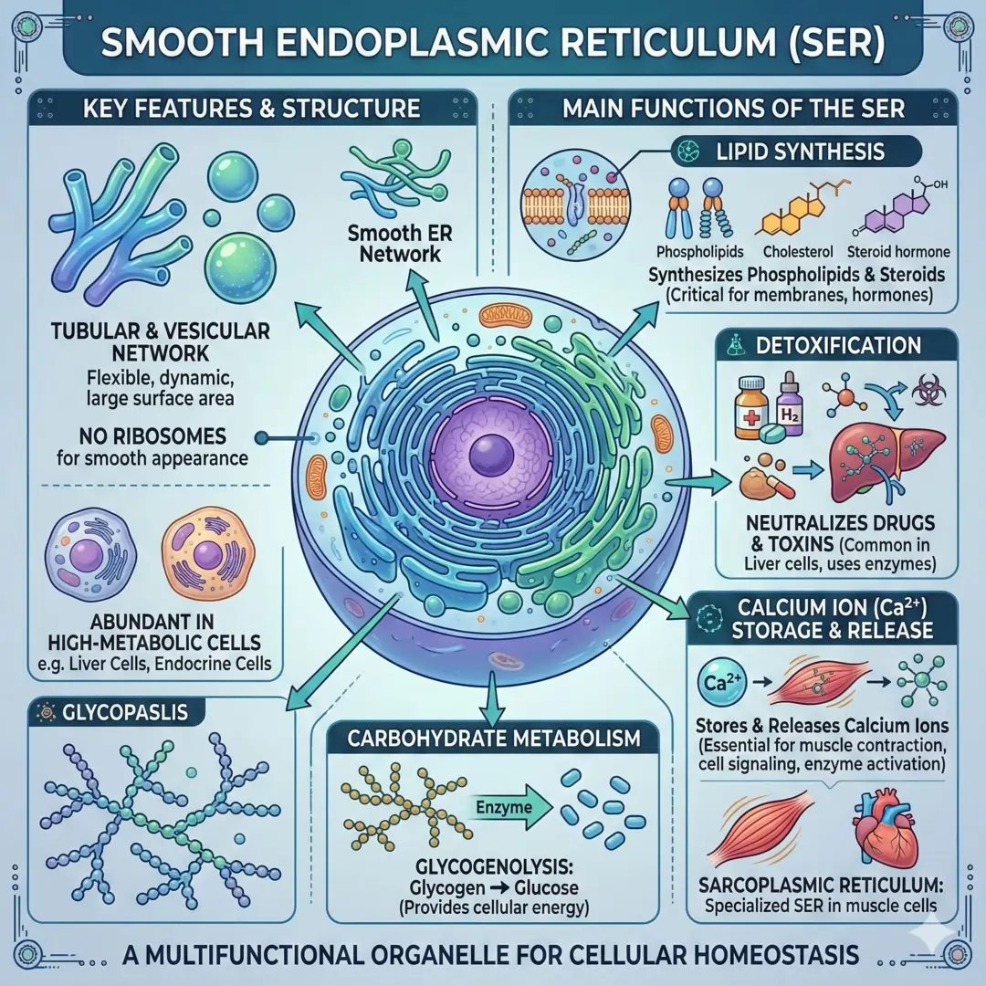Smooth Endoplasmic Reticulum (SER)
