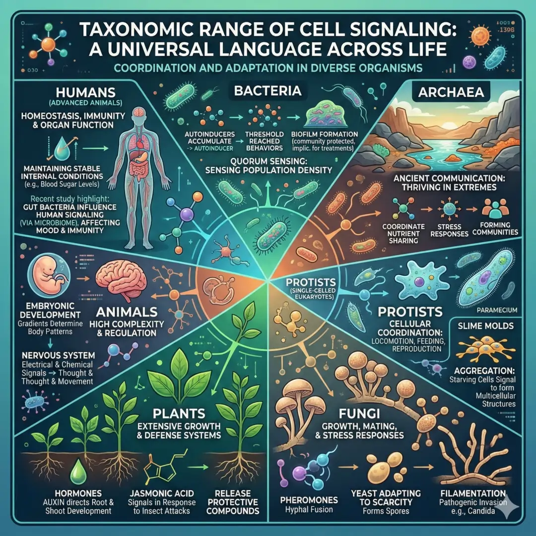 Taxonomic Range of Cell Signaling