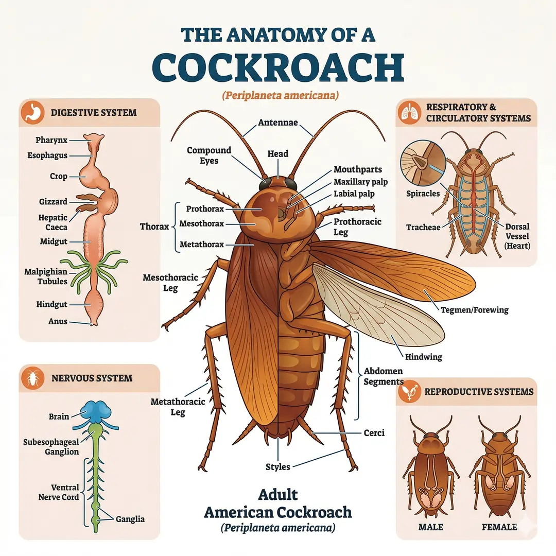 The Anatomy of a Cockroach