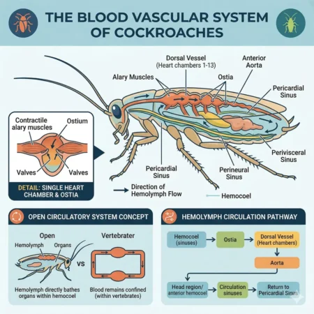 The Blood Vascular System of Cockroaches