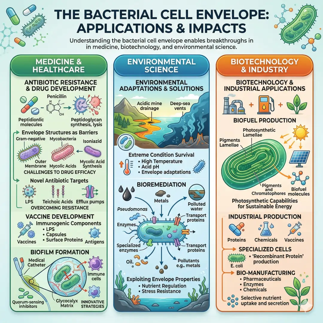 The Cell Envelope in Action